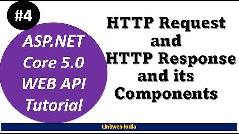 HTTP Request and HTTP Response with its components | Asp.Net Core Web API
