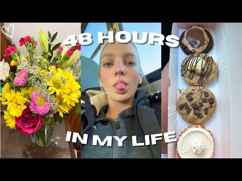 48 HOURS IN MY LIFE *trying to get my motivation back..* | shopping, crumbl + grad party