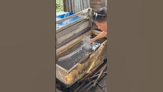 Nyepuh parang tebang kayu #pengrajin #pandaibesi #shortsfeed