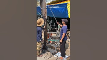 Hướng dẫn thợ phụ làm cầu thang xoắn phần 3 #metallux #cauthangxoan