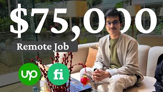 How I got $75k Remote job from Freelancing (Tips included)