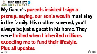 My Fiance’s Family Forced Me to Sign a Prenup – Then I Inherited Millions, and Their Tune Changed.
