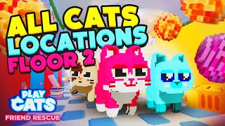 Play Cats Morphs: Friend Rescue | GLITCH LOCATION! | FLOOR 2 | ALL CATS LOCATIONS screenshot 5