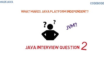What makes java platform independent? |Java Interview Question 2 | Ask Java | Code Bode