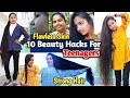 10 Amazing Teen School/ College Beauty Hacks You Must Know | Get Strong Long Hair &amp; Flawless skin
