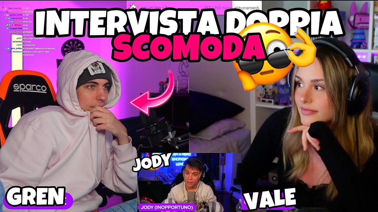 *INTERVISTA DOPPIA SCOMODA* TRA GRENBAUD E LA SUA EX STORICA VALENTINA!!🥹🎪 con Jody