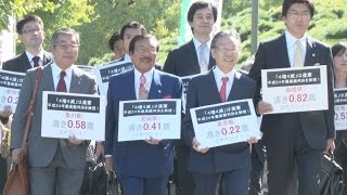 投票価値の平等、強く主張  １３年参院選、最高裁で弁論