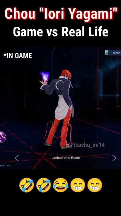 Chou ''Iori Yagami'' - Game vs Real Life @MobileLegends5v5MOBA @MobileLegends_Indonesia