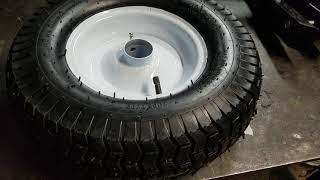 Buyer Beware - Farm-Tuff ATV & Garden Tractor Trailer / Wagon — 2,200-Lb. - Steel Shot In Wheels