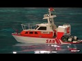 Seenotrettungsboot hecht  ship  seenot auf der autos  flieger  schiffe im fez 2020