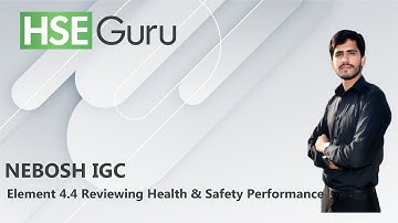 NEBOSH IGC| Element 4.4| Reviewing Health & Safety Performance| Urdu/Hindi