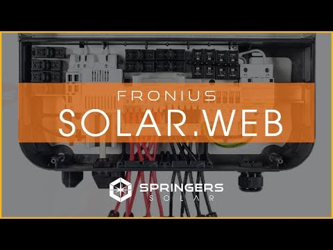 How to view & use the Fronius Solar.Web App