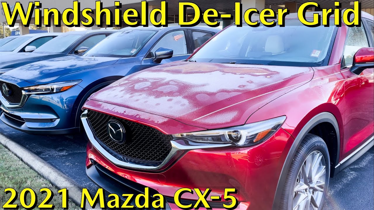 2021 Mazda CX-5 Windshield De-Icer Grid with the GT Premium Package opt 