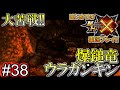 【MHX】はじめてのモンスターハンタークロス実況!! #38 【モンハンX／ウラガンキン戦】