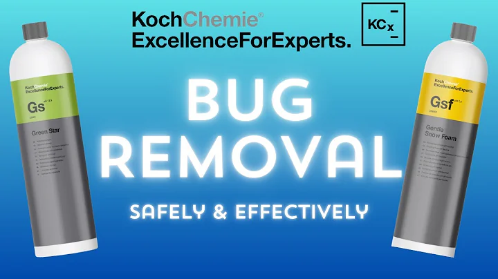 How to remove bugs from a car! Koch Chemie Greenstar