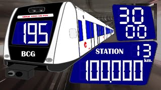 BCG 30 Minutes Countdown (Metro System Simulator 100 km. 13 Stations) Remix Panel de Pon Sherbet