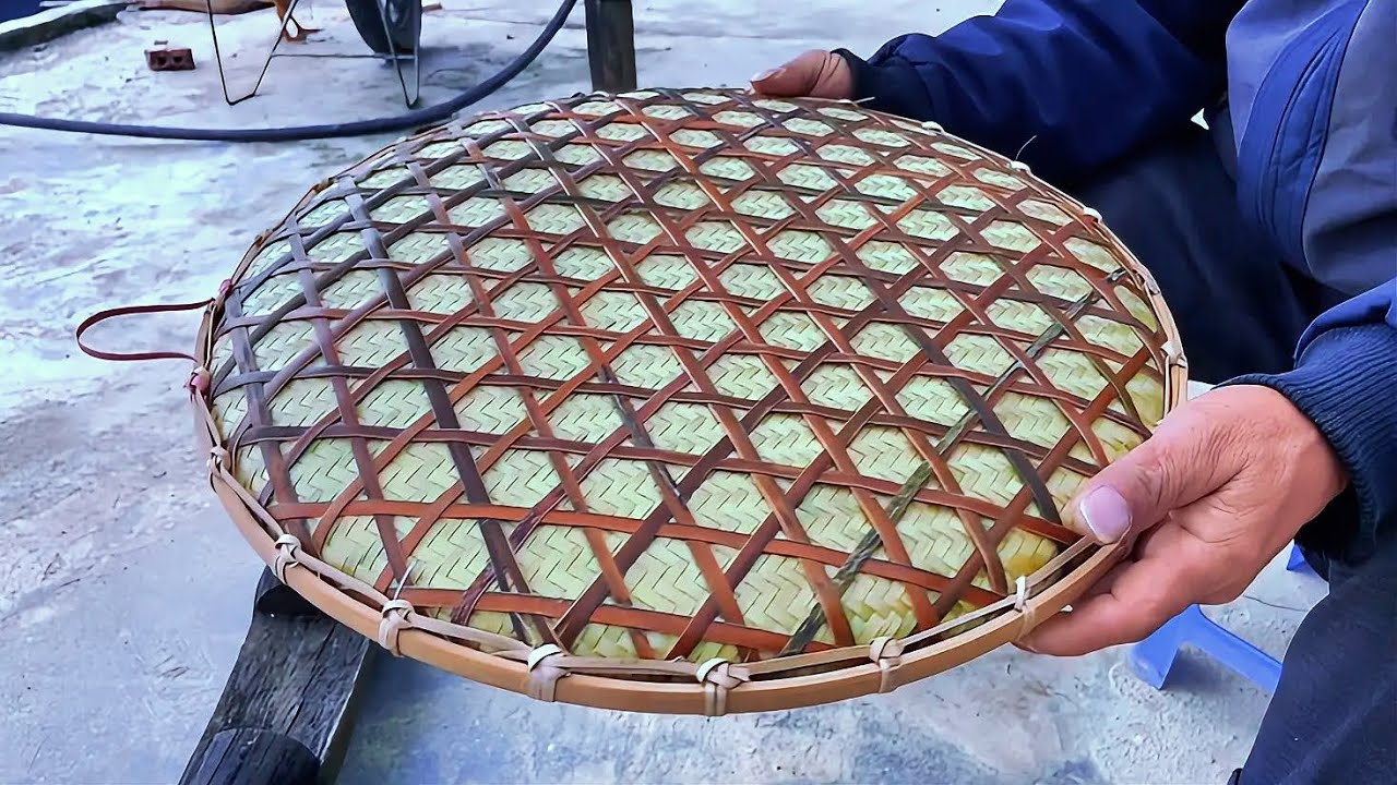 1日で完成！竹編みの技術｜最初から最後まで作る竹の簾（ざる）