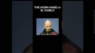 the horned hand or el diablo sign