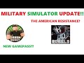 New american resistance update  green beret reveal  military simulator  pkmmimouse roblox