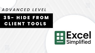 Hide Fields & Clean the Model View | Advanced Excel in Arabic | تنظيف النموذج إكسل بالعربي