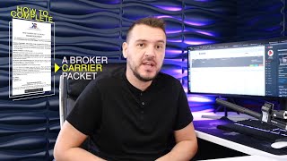 How to fill a broker carrier packet as a trucking dispatcher