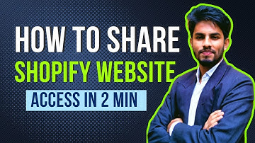 How do I share my Shopify Store access | How do I send staff access on Shopify