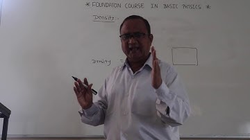 Navale Sir Physics Classes, Loni | Foundation Course in basic physics | Density & Specific Gravity