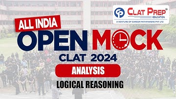 Detailed Solution: All India Open Mock CLAT 2024 (18 June, 2023)  - Logical Reasoning