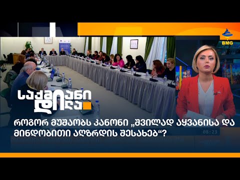 როგორ მუშაობს კანონი „შვილად აყვანისა და მინდობითი აღზრდის შესახებ“?