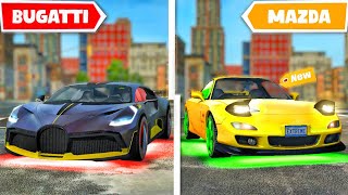 Mazda RX-7 vs Bugatti Divo 😱 | Drag Races | Who Win ? | Extreme Car Driving Simulator