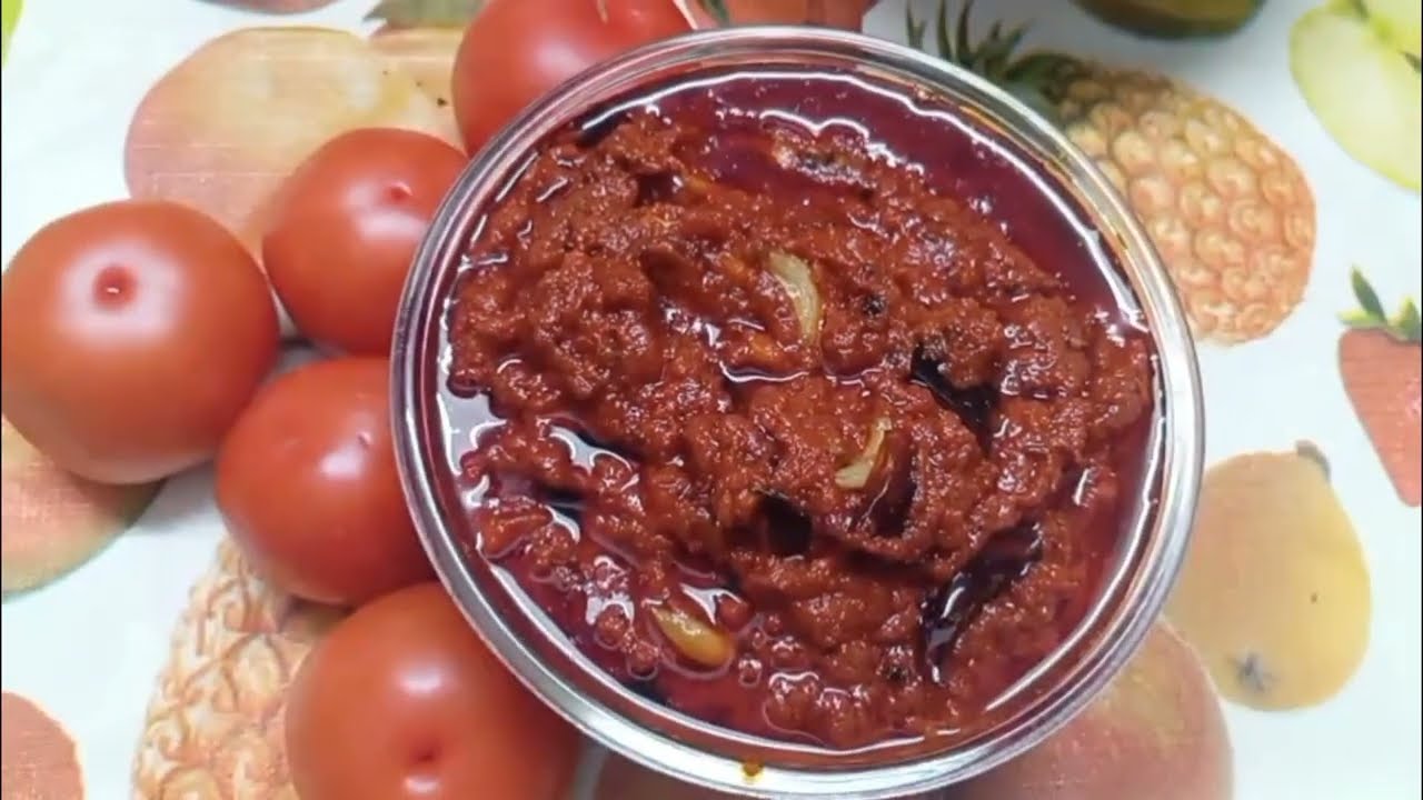 ఎండతో పనిలేకుండా ఎకువ రోజులు నిల్వ ఉండే టమోటో పచ్చడి |tomato pachadi in telugu|Tomato Nilva Pachadi 