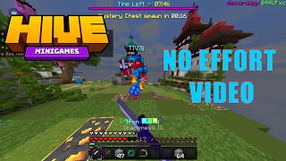 Minecraft Hive Skywars But I Put NO EFFORT Into The Video screenshot 1