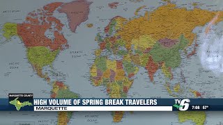 Marquette travel agencies, airport see plenty of travelers for spring break