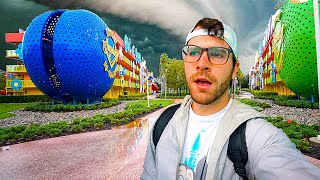Staying At A Disney Hotel During Hurricane Ian | Checking Into Pop Century Resort | What’s Going On