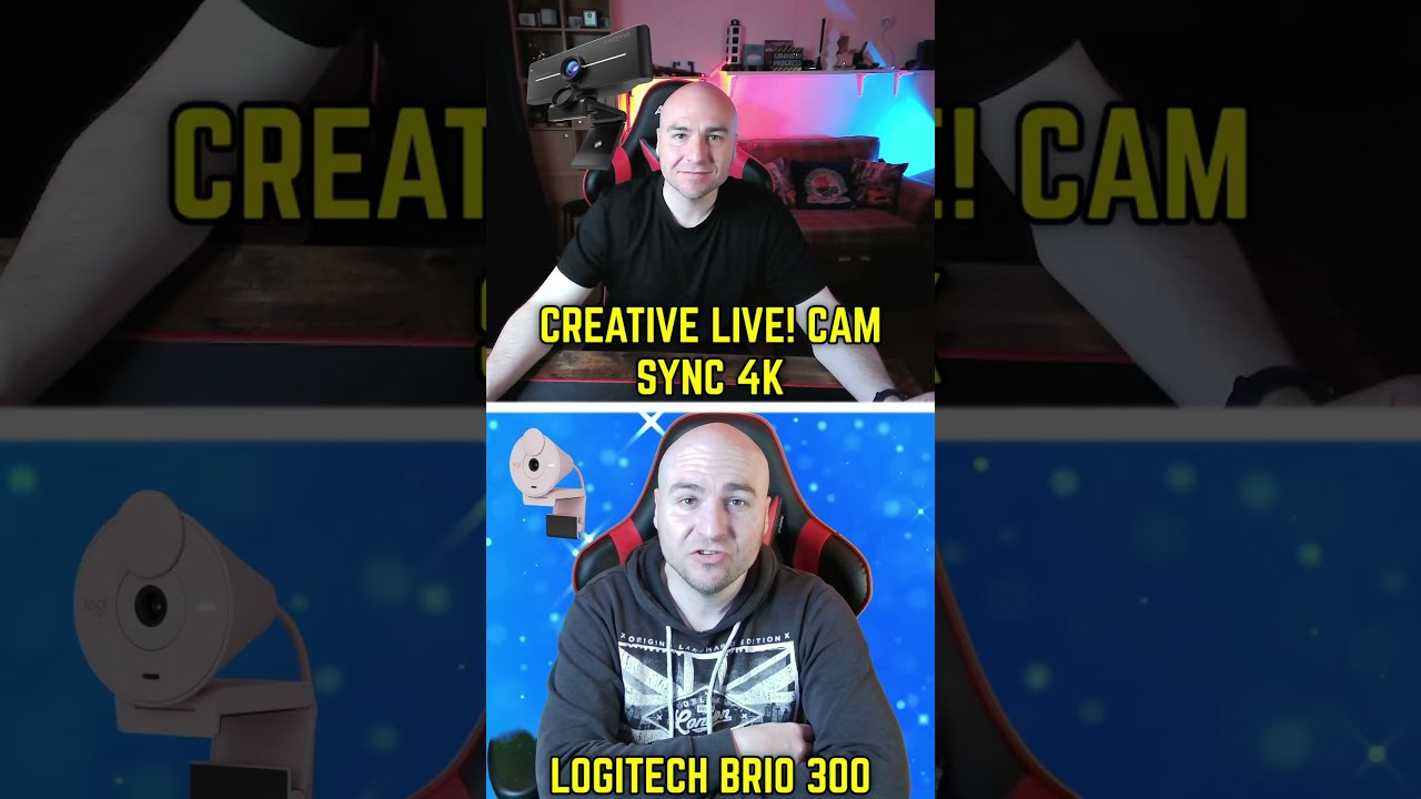 Which Webcam Microphone Is Better Creative Live Cam Sync 4K Vs Logitech Brio 300