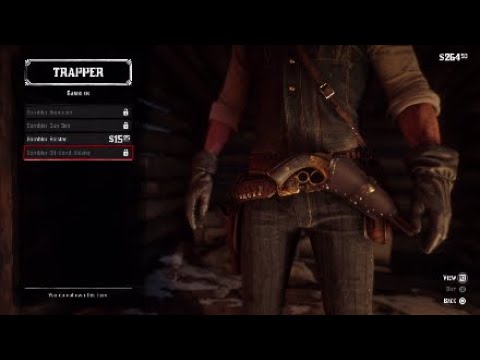 How to buy a holster in Red Dead Redemption 2 - YouTube
