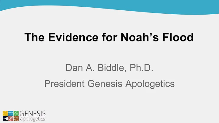 Noah's Flood Evidence Talk (Dr. Biddle, Genesis Ap...