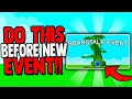 DO THIS BEFORE NEW EVENT!! | Grow a Garden ROBLOX