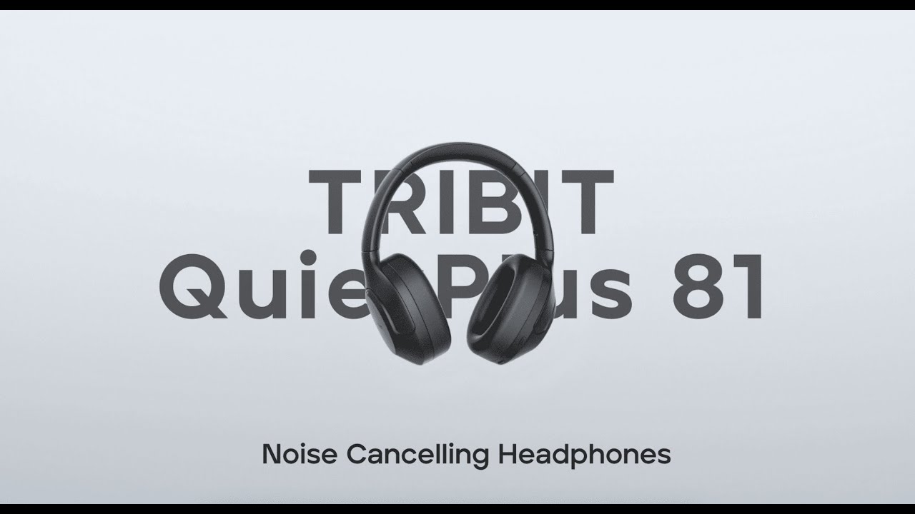 Tribit Quietplus 81 Anc Headphones Xbass 110h Playtime Bluetooth 6.0.