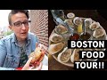 24 Hour Food Tour of Boston, Massachusetts! (Quincy Market & more!)