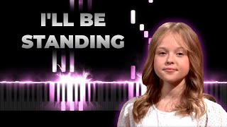 Video thumbnail of "Alicja Tracz - I'll be standing (Junior Eurovision 2020 Poland) | Instrumental Karaoke Cover, Remix"