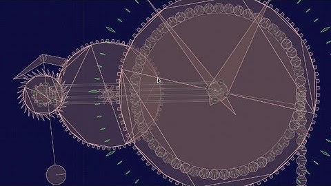 Box2D pendulum clock