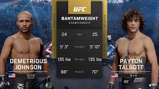 EA Sports UFC 6 Gameplay Demetrious Johnson vs Payton Talbott