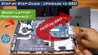 How to Upgrade HP Laptop to SSD | 6 Step SSD Upgrade Guide | HP X360 Laptop | 2020