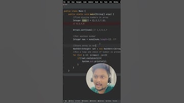 Missing numbers in array #code #java #javaprogramming #programming