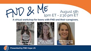 FND & Me Teen Summit:  What is FND? screenshot 3