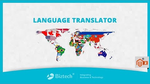 Magento 2 Language Translator Extension by Biztech