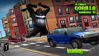 Best Dinomania Games-  Simulador de Gorila Ultimate Rampage 3D- Deadly Angry Beast Jungle Attack screenshot 3