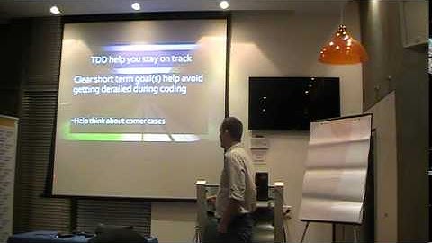 Dror Helper talks about TDD as an Approach for Software Design (in Hebrew)