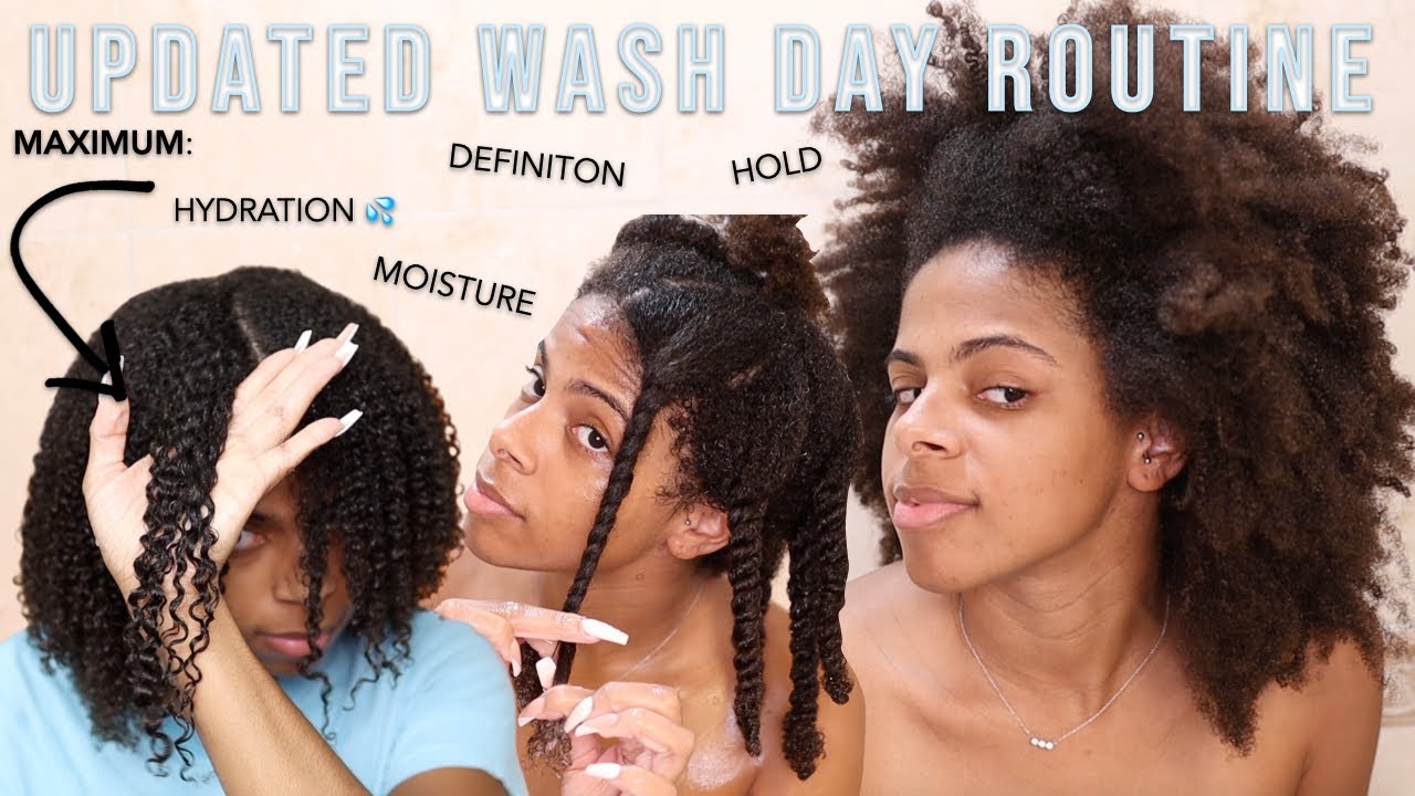 UPDATED Wash Day Routine for My Low Porosity High Density Type 4 Hair  BEST Wash  Go Yet 